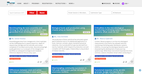 Searchable abstract and interactive ePoster archive