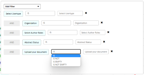 Custom contact filters and reporting