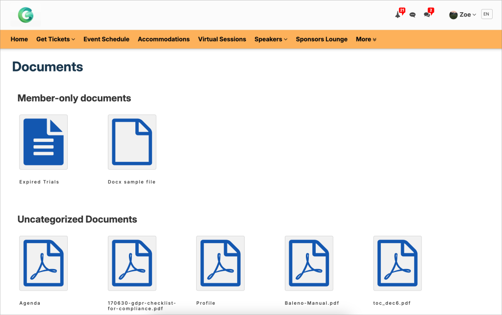 Premium content access by membership tier